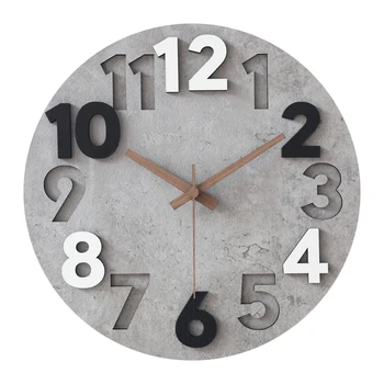 Современные 3d Настенные Часы Деревянный Часовой Механизм Арт Бесшумные Роскошные Часы Настенный Домашний Декор Часы Для Гостиной Zegar Scienny Подарок FZ322