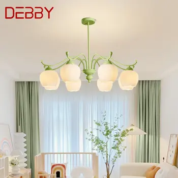 Современные потолочные люстры TEMAR Flesh Creative Decor со светодиодной подсветкой для домашней спальни