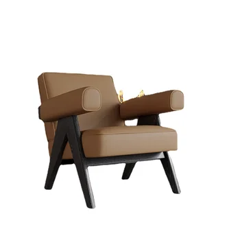 Современный минималистичный одноместный диван-кресло для деловых встреч, переговоров и отдыха в отеле
