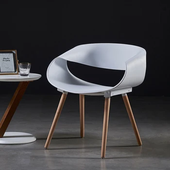 Современный минималистичный бесконечный стул дизайнерский пластиковый стул креативный модный обеденный стул офисный стул для встреч отдыха переговоров c