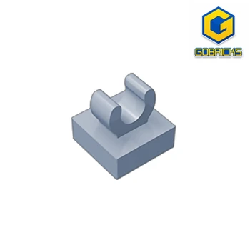 Специальная плитка Gobricks GDS-818 1x1 с зажимом с закругленными краями, совместимая с игрушками lego 15712 2555, собирает здание