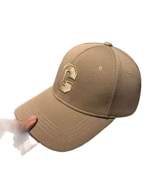 Спортивная шапка с вышивкой буквой C для мужчин, новая женская толстая регулируемая бейсболка в стиле хип-хоп, бейсболки для отдыха