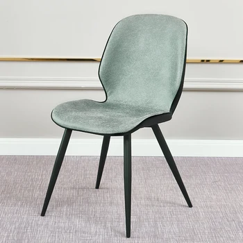 Стальное дизайнерское кресло для отдыха со спинкой для ресторана, Одноместные кресла для макияжа в гостиной, кресло для отдыха на балконе, Сандалики, Современная мебель WXH35XP