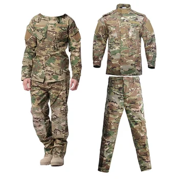 Тактическая военная форма, Камуфляжная Армейская мужская одежда, Тренировочная боевая куртка для Страйкболиста Спецназа, Брючный мужской костюм