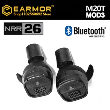 Тактические Наушники Earmor-M20T Military Bluetooth, Электронные Затычки Для Ушей С Шумоподавлением, Защита Слуха При Стрельбе, Новая партия