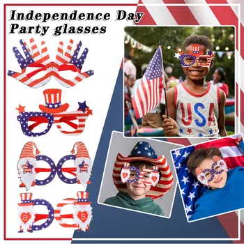 Тематическое украшение Дня независимости, вечеринка в честь очков, Креативный подарок, праздничные очки, мероприятие и вечеринка