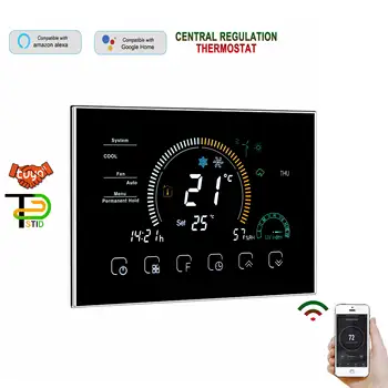 Тепловой Насос Центрального Кондиционера Wi-Fi Термостат 24 В для Датчика Влажности Погоды, Системы ВСР и запчастей