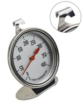 Термометр для духовки из нержавеющей стали, кухонный измеритель температуры продуктов, Диапазон измерения от 0 до 400 ° C