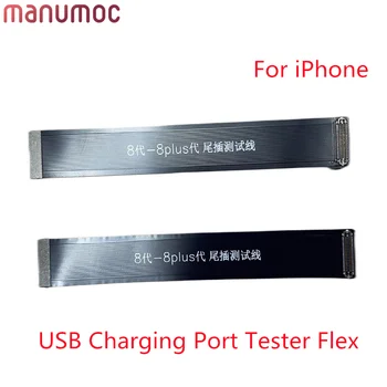 Тестер USB-порта для зарядки, Удлинительный Гибкий кабель для iPhone 8 Plus X XS XR 11 Pro Max