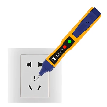 Тестовый карандаш для обслуживания дома переменного / постоянного тока, обнаружение линии индукционного электрика, электрическая ручка, бесконтактная тестовая ручка