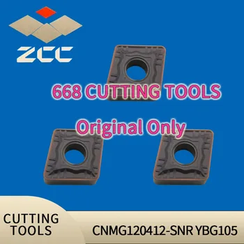 Токарная пластина ZCCCT CNMG120412-SNR YBG105 YPD201 твердосплавные режущие инструменты zccct