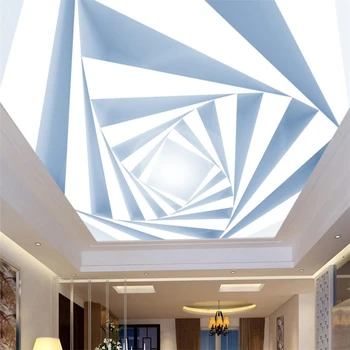трехмерный алмаз wellyu 3d, современный минималистичный потолок, настенная роспись на заказ, обои papel de parede