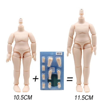 Удлиненное тело куклы BJD для кукол DOD, OB11, GSC, Кукла со сферическим суставом, Игрушка, Набор аксессуаров для рук