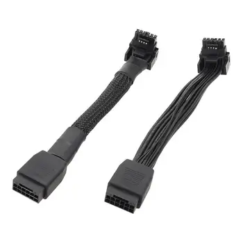 Удлинительные кабели-удлинители с 16 до 16 (12 + 4) контактов для видеокарты, 16-контактная видеокарта, вариант 1