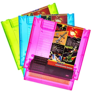 Улучшенная Игровая карта 852 в 1 Forever Duo 8 Битный Флэш-чип объемом 1 ГБ 852 Игры (405 + 447) Картридж с Прозрачной оболочкой для консоли NES