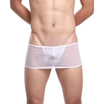 Ультратонкие прозрачные сексуальные стринги, соблазнительная мужская юбка, футболка, нижнее белье