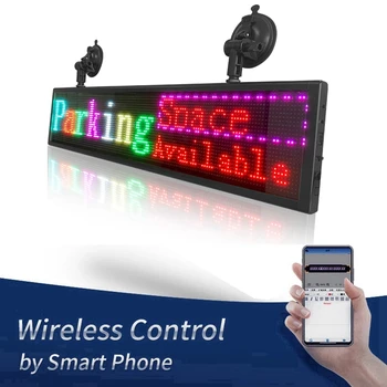 Умный Wi-Fi AppControl, светодиодный автомобильный дисплей, вывеска, такси, светодиодная экранная панель, доска объявлений и прокручивающаяся реклама, светодиодный автомобильный дисплей