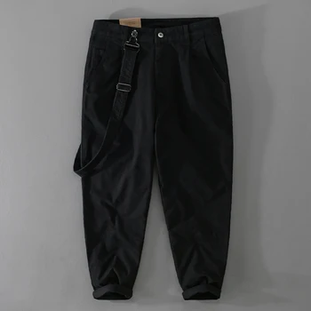 Уникальный дизайн, толщина, качество, 29-36 Размер, повседневные хлопчатобумажные брюки, Мужские брендовые трендовые брюки, Весенне-осенние панталоны, Pantalon Homme