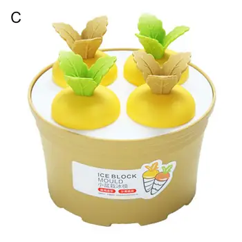 Устройство для приготовления мороженого с прочным антипригарным покрытием, 4/6 решеток, форма для приготовления мороженого в форме моркови, товары для дома