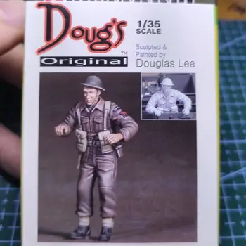 Фигурка из смолы 1/35 ГК, британский солдат, комплект в разобранном виде и неокрашенный