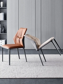 Хит продаж простой современный обеденный стул бытовой мягкий стул для отдыха гостиничный стул роскошный ресторанный стол стул мода