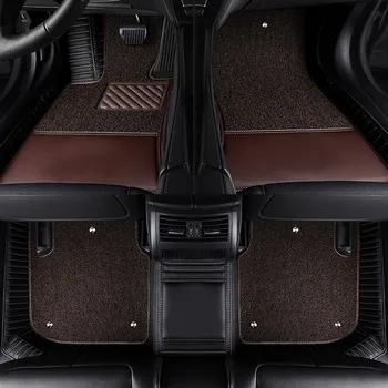 Хорошее качество! Специальные автомобильные коврики на заказ для Mercedes Benz GLB 5 мест 2024-2020, прочные двухслойные ковры, бесплатная доставка