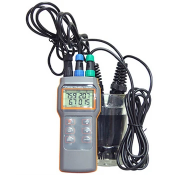 Цифровой измеритель качества воды AZ8603 Тестер растворенного кислорода PH-метр Измеритель солености PH-проводимости и температуры с PH-метром