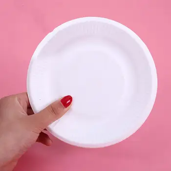 Экологичная 10шт Модная легкая тарелка для рисования 