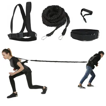 Эспандер Банджи, латексный шнур для ускорения, набор тренажеров для фитнеса, растяжки, бега, спринтерских тренировок, повышения ловкости