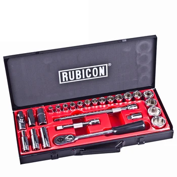 Япония RUBICON RGS-026 набор инструментов для рукавов из 26 предметов, набор инструментов для ремонта автомобилей, набор инструментов для технического обслуживания, набор инструментов 1/2 дюйма