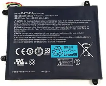 Аккумулятор для ноутбука BAT-1010 для Acer Iconia Tablet A500 A501 A500-10S32u A500-10S16u BAT1010 BAT 1010 Tablet (7,4 В 3260 мАч 24 Втч)