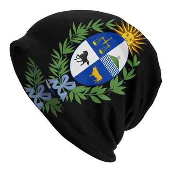 Модная вязаная шапка с гербом Уругвая Bonnet Homme для женщин, мужчин, осенне-зимние теплые шапочки-ушанки