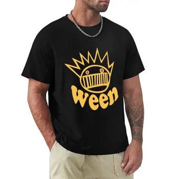 Футболка с логотипом Ween, аниме-футболка, футболки для тяжеловесов, мужские графические футболки, упаковка